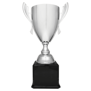 import placeholder for 24 3 4 gold completed metal cup trophy on rosewood royal piano finish base