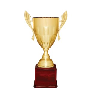 import placeholder for 24 3 4 gold completed metal cup trophy on rosewood royal piano finish base cmc935