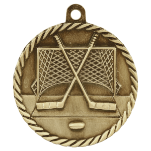 import placeholder for 2 antique gold hockey high relief medal