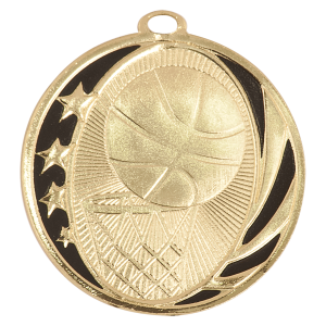 import placeholder for 2 bright gold basketball laserable midnite star medal