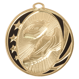 import placeholder for 2 bright gold track laserable midnite star medal