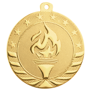 import placeholder for 2 bright gold torch starbrite medal
