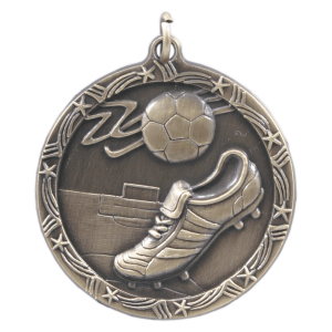 import placeholder for 1 3 4 antique gold soccer shooting star medal