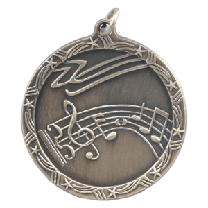 import placeholder for 1 3 4 antique gold music shooting star medal