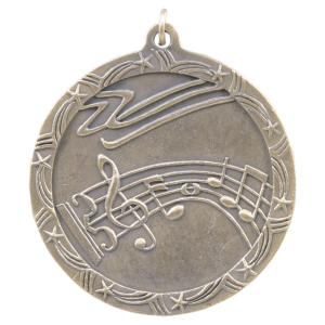 import placeholder for 2 1 2 antique gold music shooting star medal