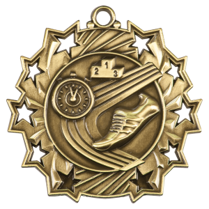 import placeholder for 2 1 4 antique gold track ten star medal